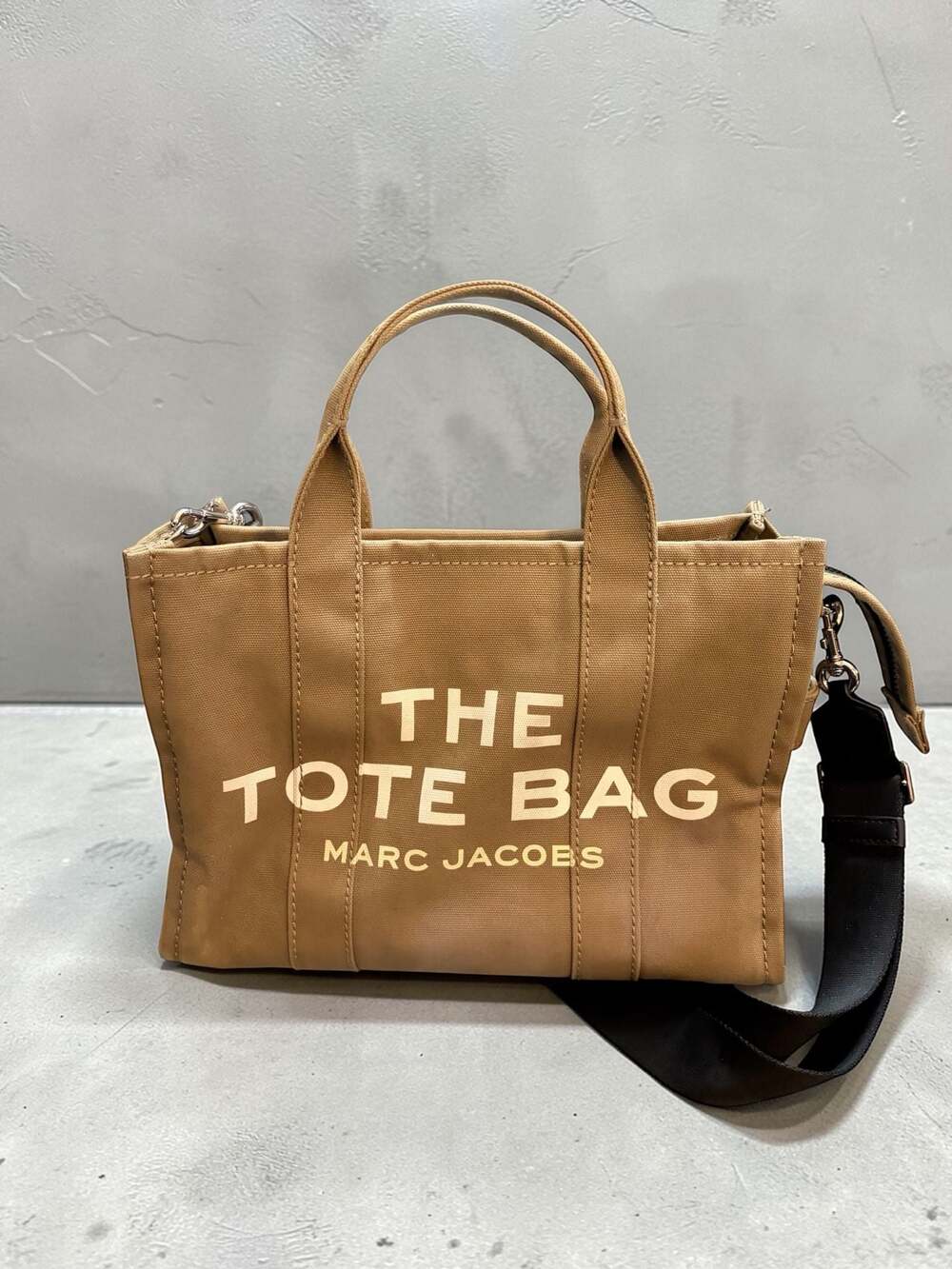 Marc Jacobs Small Canvas The Tote Bag in Slate Green